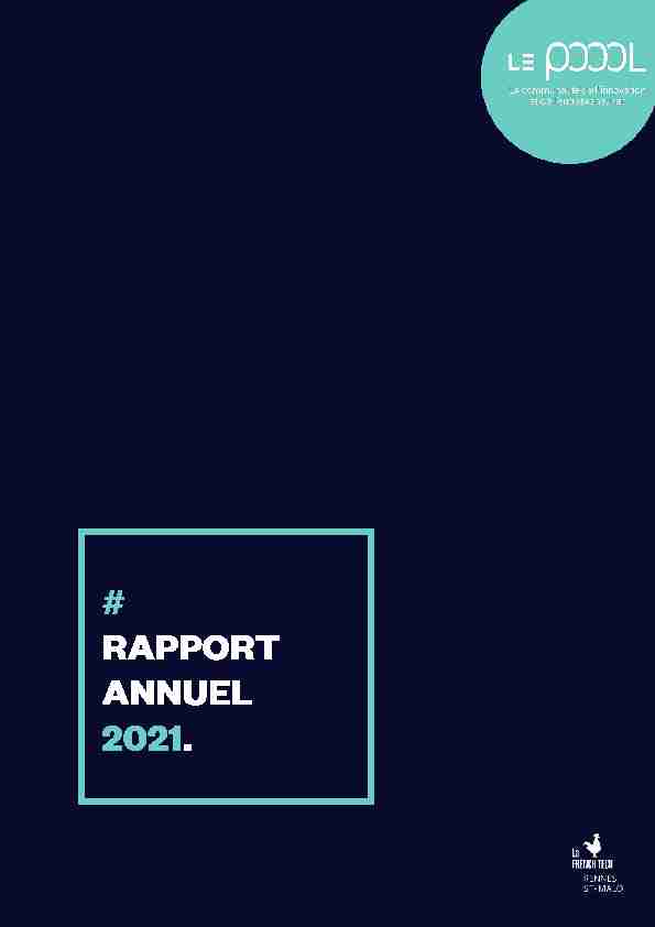 Rapport dactivité 2021