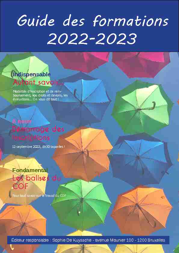 Guide des formations 2022-2023