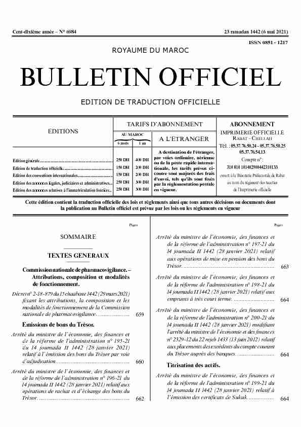 [PDF] BULLETIN OFFICIEL