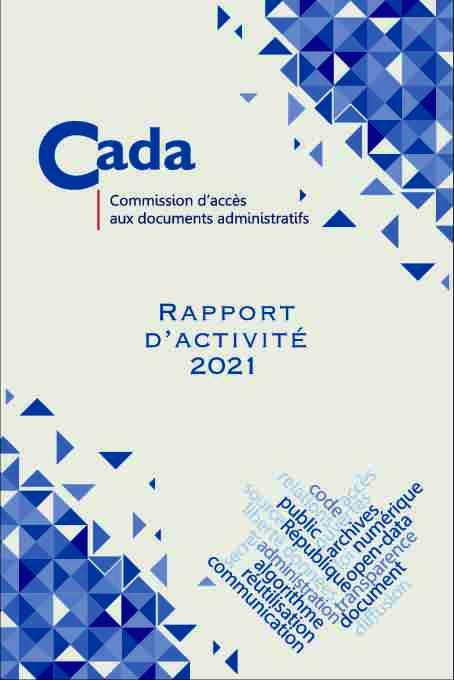Cada Rapport dactivité 2021