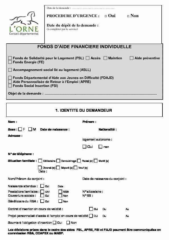 [PDF] FONDS DAIDE FINANCIERE INDIVIDUELLE Non - Conseil