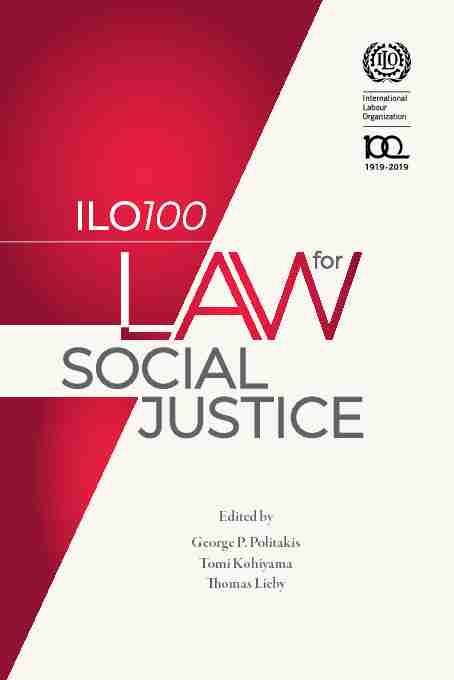 ILO100 – Law for Social Justice