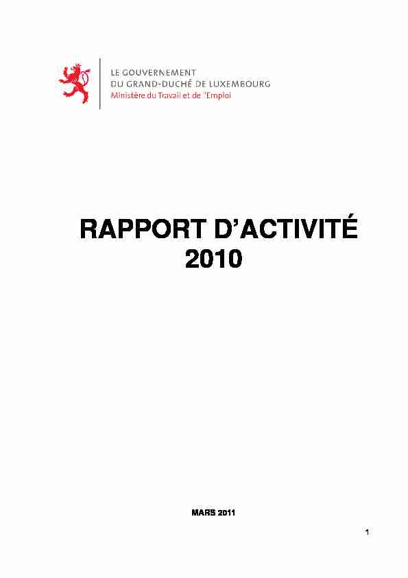 Rapport dAcitivité 2004
