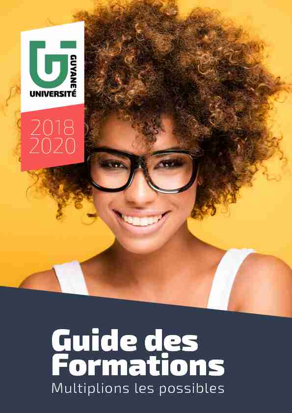 Guide des Formations