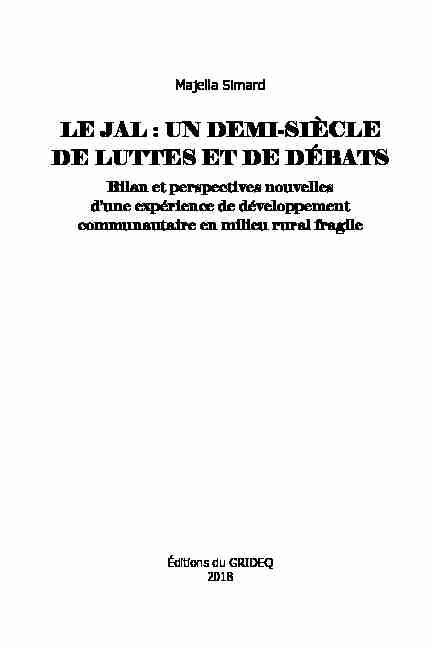 [PDF] LE JAL - UQAR