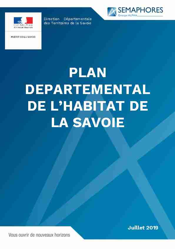 [PDF] PLAN DEPARTEMENTAL DE LHABITAT DE LA SAVOIE