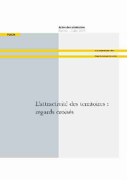 [PDF] lattractivité des territoiresindd - PUCA
