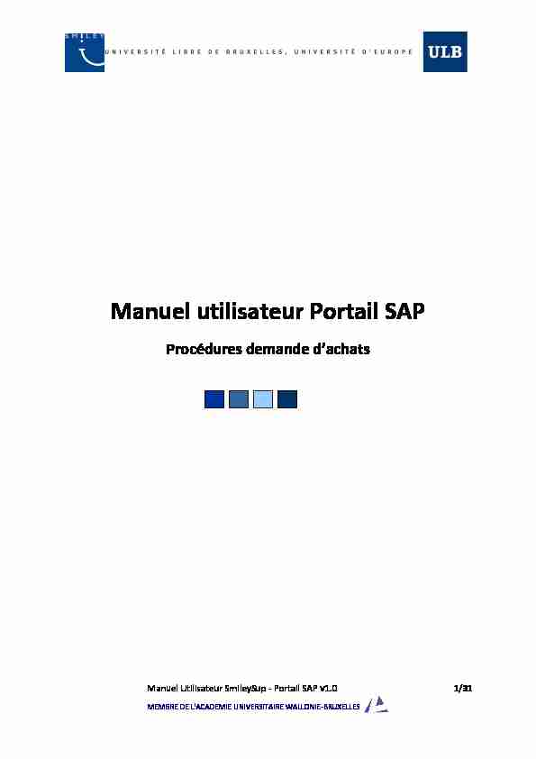 [PDF] Manuel utilisateur Portail SAP - Audentia