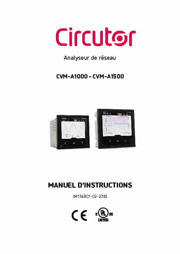 [PDF] CVM-A1500 - CIRCUTOR