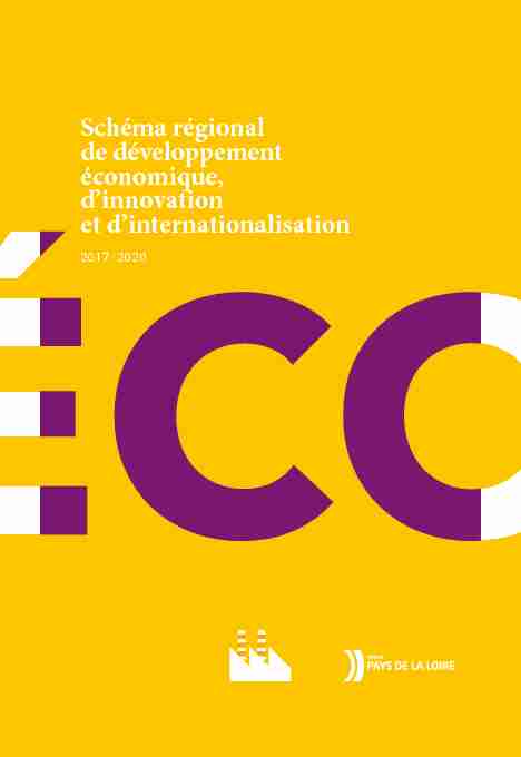 [PDF] Schéma régional de développement économique, dinnovation et d