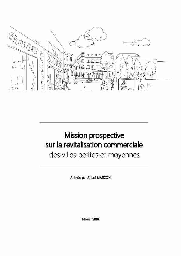 Mission prospective sur la revitalisation commerciale des villes