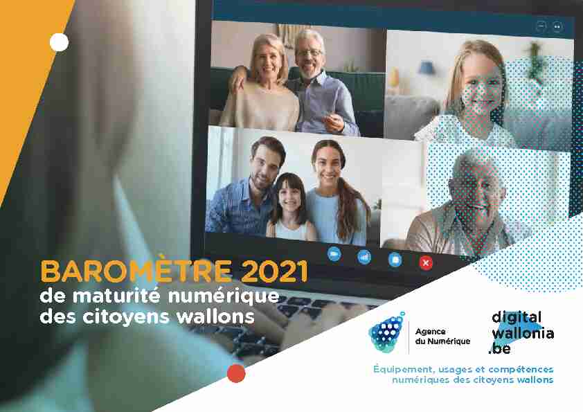 Baromètre 2021 de maturité numérique des citoyens wallons
