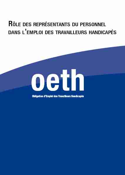 pdf R des RepRésentants du peRsonnel - OETH