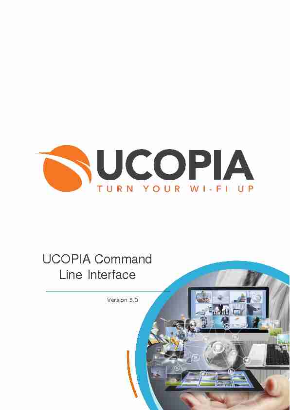 UCOPIA Command Line Interface