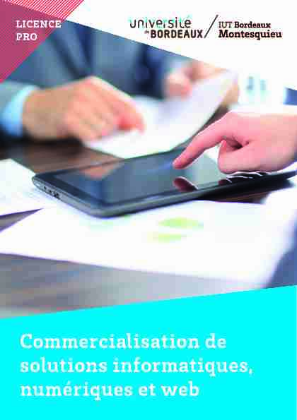 [PDF] Commercialisation de solutions informatiques, numériques et web