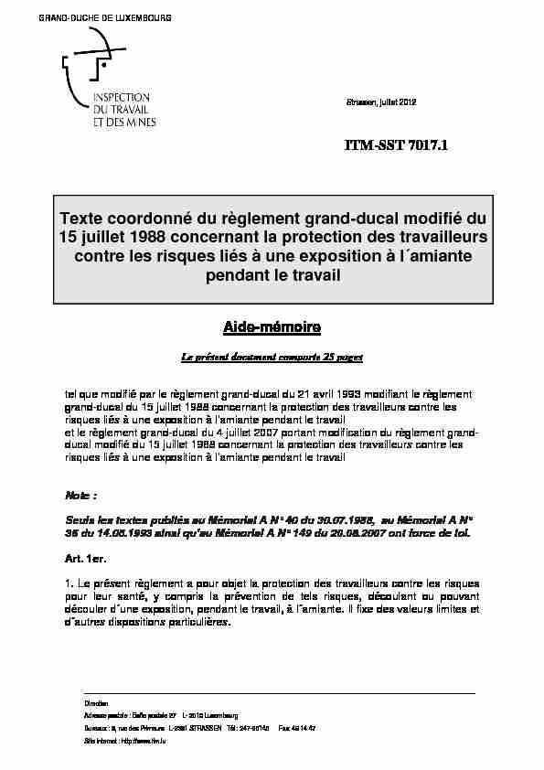 [PDF] ITM-SST 7017-1 Amiante