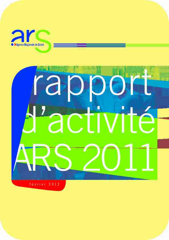 Rapport ARS 2011