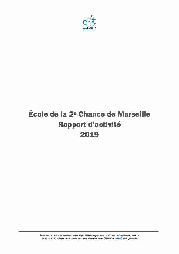 [PDF] École de la 2e Chance de Marseille Rapport d  - E2C Marseille