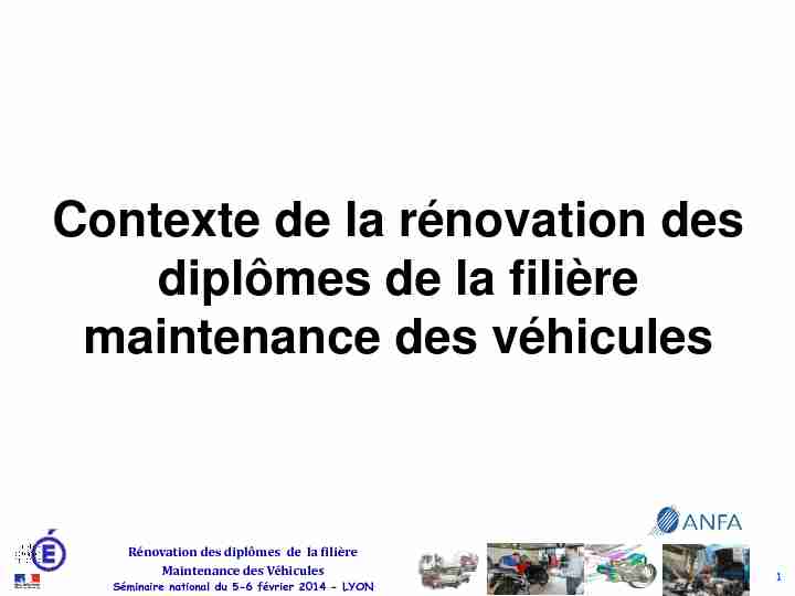 Searches related to rénovation de la filière maintenance automobile