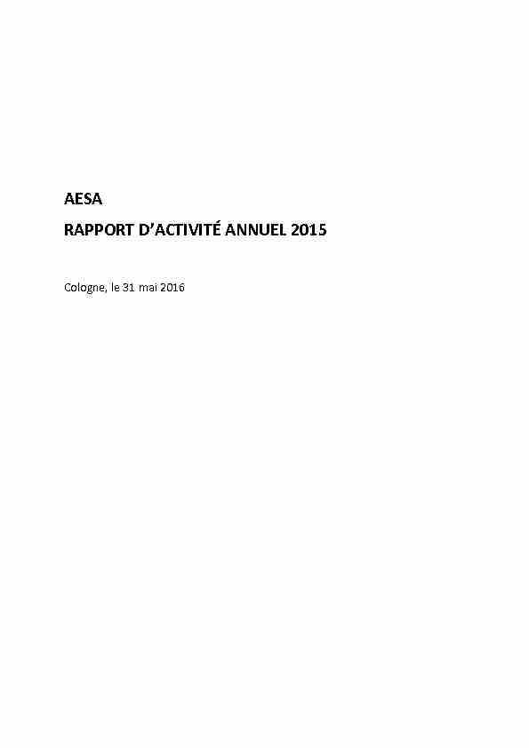 Annual General Report