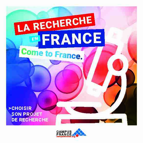 [PDF] La recherche en France - Association des DGS