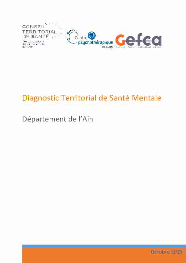 Diagnostic Territorial de Santé Mentale