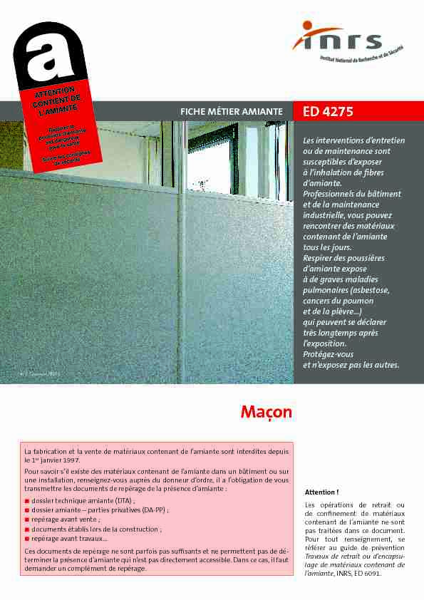 pdf Maçon - INRS