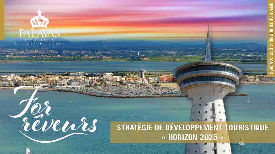 stratégie de développement touristique « horizon 2025