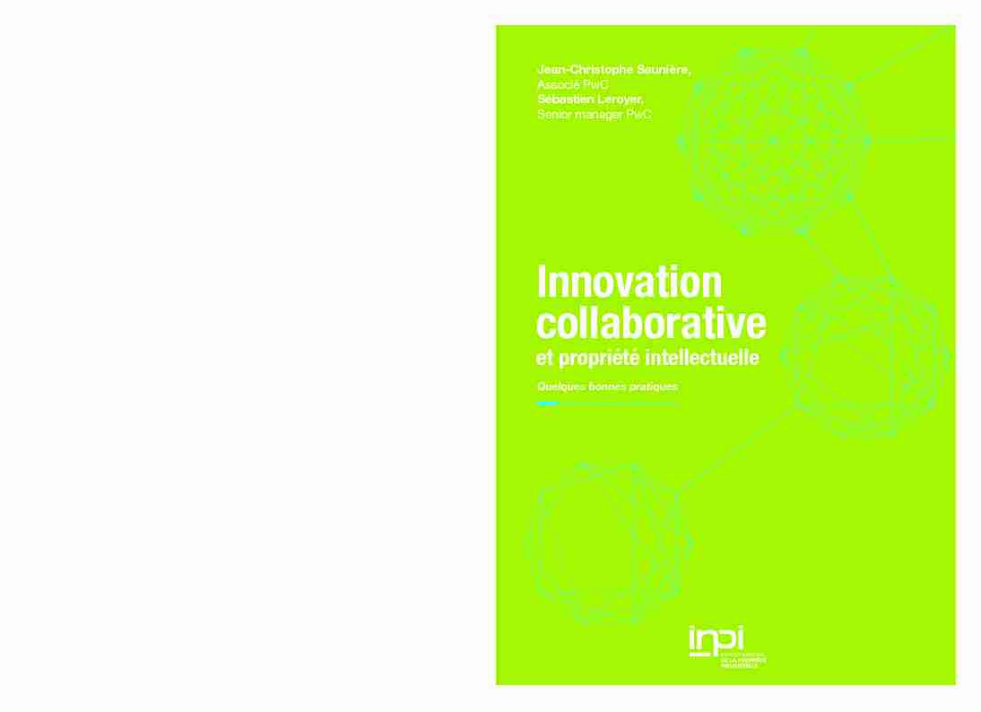 Innovation collaborative et propriété intellectuelle