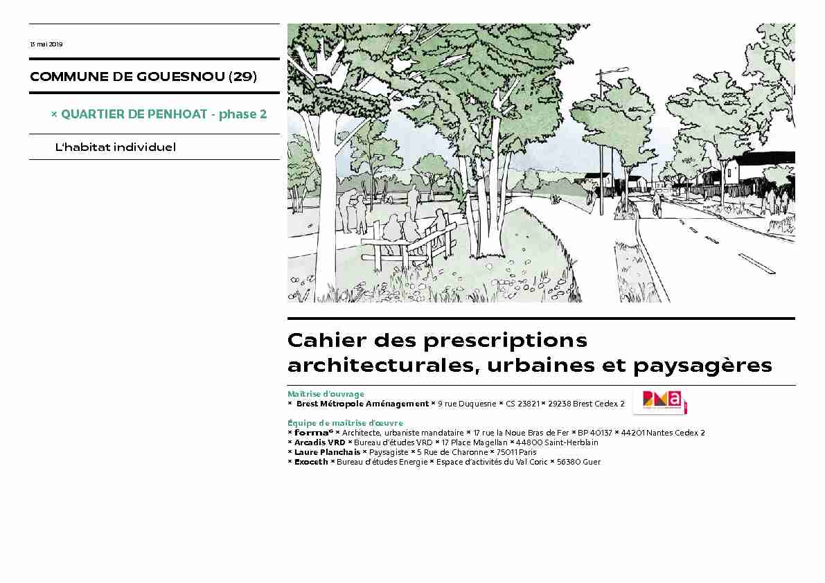 [PDF] Cahier des prescriptions architecturales, urbaines et paysagères