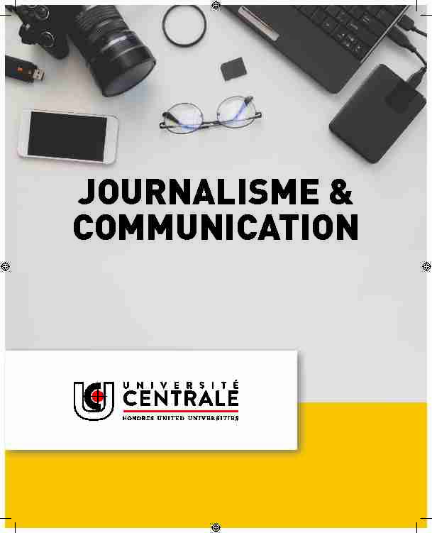 JOURNALISME & COMMUNICATION