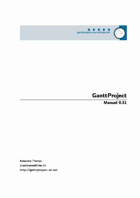 [PDF] GanttProject