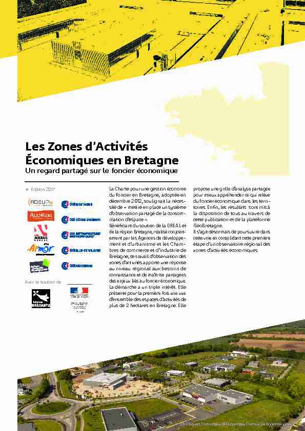 Les Zones dActivités Économiques en Bretagne