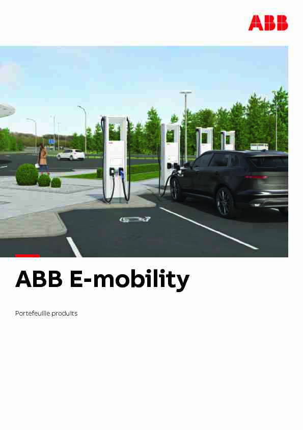 — ABB E-mobility