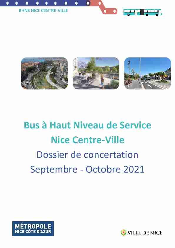 Bus à Haut Niveau de Service Nice Centre-Ville Dossier de