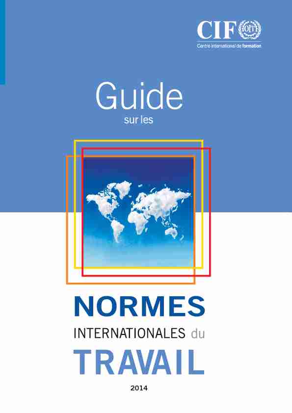 Guide sur les normes internationales du travail (2014)pdf