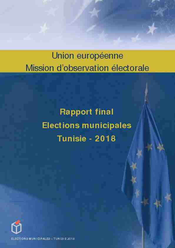 Union européenne Mission dobservation électorale