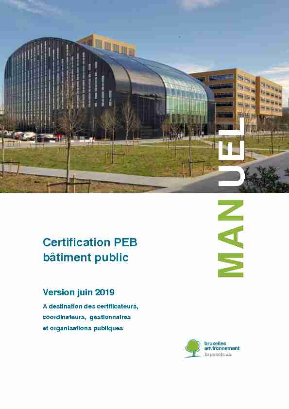 Certification PEB bâtiment public