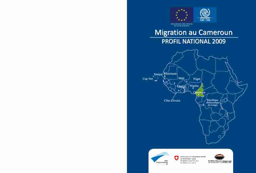 Migration au Cameroun Migration au Cameroun