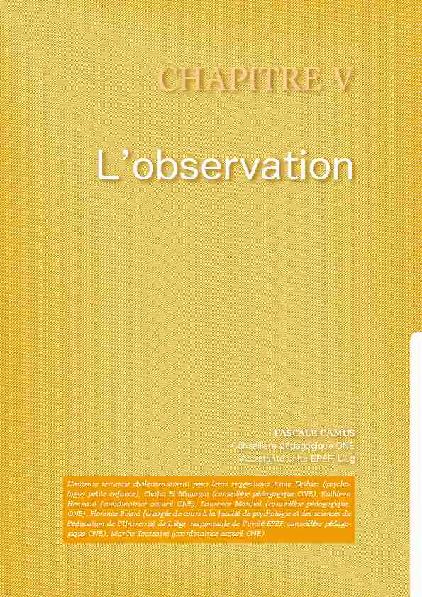 Lobservation
