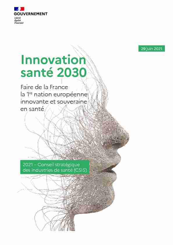 Innovation santé 2030