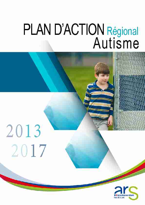 PLAN D ACTION Régional Autisme - ARS Pays de la Loire