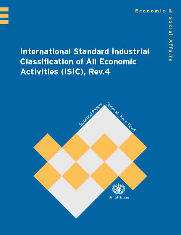 International Standard Industrial Classification of All Economic