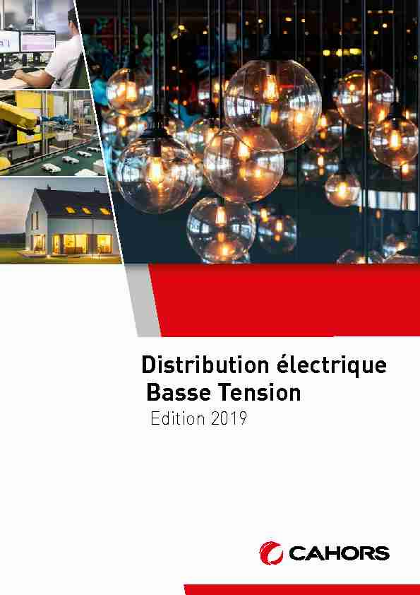 Distribution électrique Basse Tension