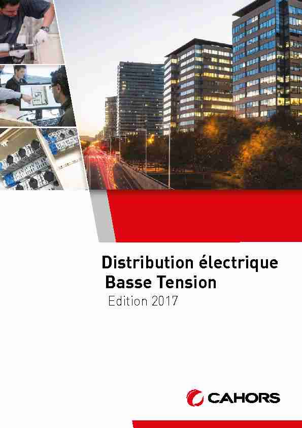 Distribution électrique Basse Tension