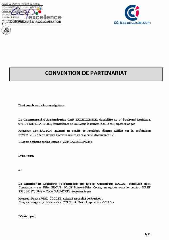 CONVENTION DE PARTENARIAT