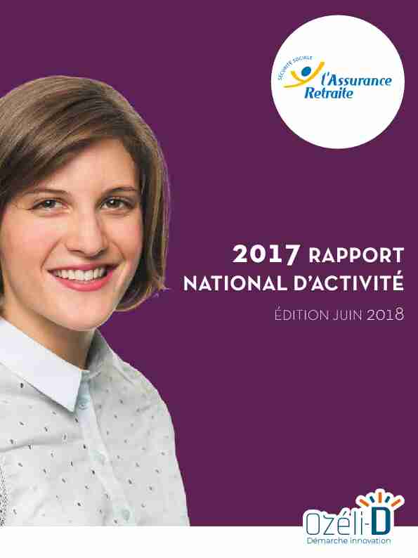 2017 RAPPORT NATIONAL DACTIVITÉ
