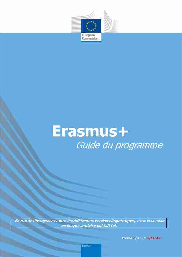 guide du programme Erasmus 
