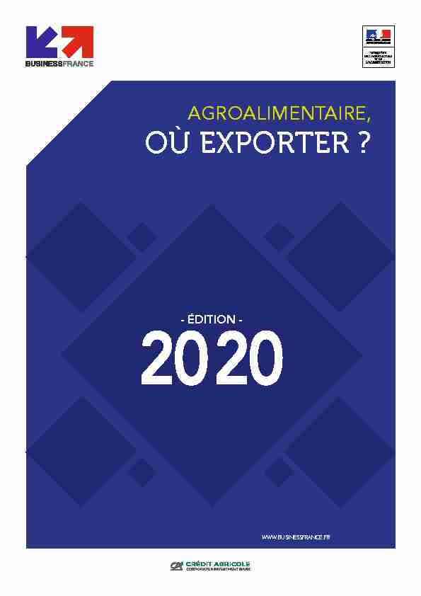Où Exporter ? 2020