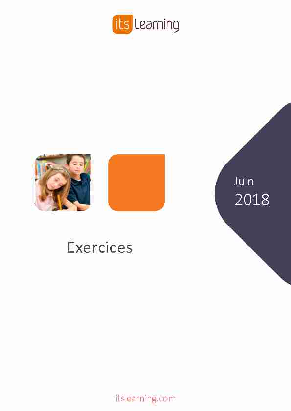 2018 Exercices